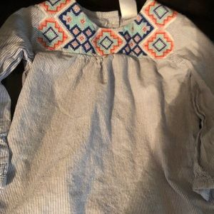Cute toddler girl Aztec inspired top, 2T
